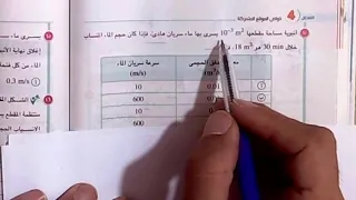 حل أسئلة درس السريان من كتاب الامتحان فيزياء ثانية ثانوى الترم الأول 2021 