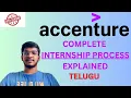 Accenture Interview to Joining Process Accenture Complete Internship Process Explained in Telugu
