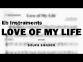Download Lagu Love of My Life by South Border | Music Sheet for Eb Instruments