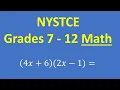 NYSTCE Multi-Subject Grades 7 - 12 Math New York State Teacher Certification Exam