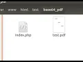 PHP - How to convert pdf to base64 or base64 to pdf using PHP