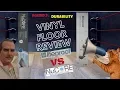 Lifeproof vs Nucore Vinyl Flooring Review - Durability Torture Test for Scratching Denting