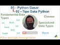 0302 - Tipe Data Python Python Dasar Python learningByTeaching Series