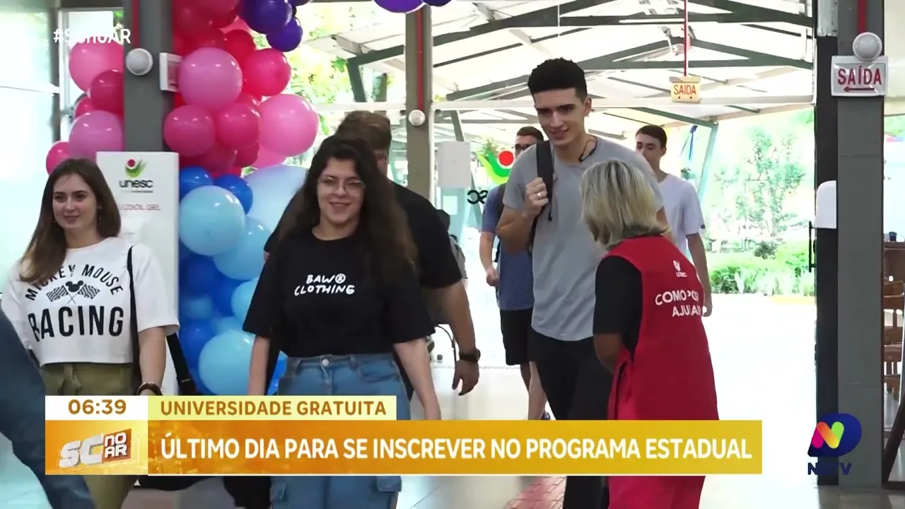 Inscrições para a Universidade Gratuita encerram nesta terça-feira