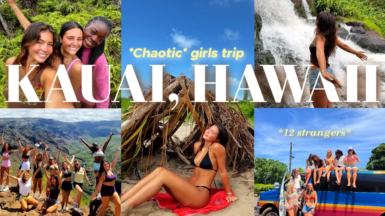 GIRLS TRIP TO KAUAI, HAWAII || 12 strangers exploring Kauai