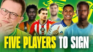 five players norwich city should sign this summer 