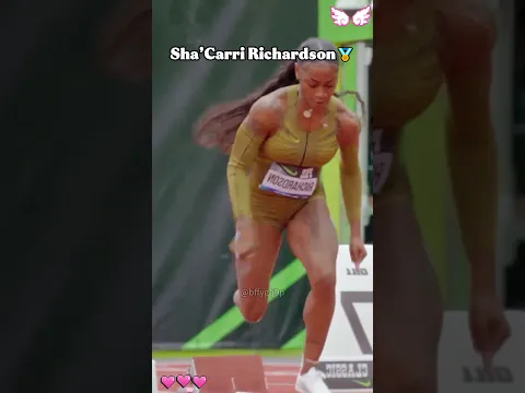 Childhood Vs Adulthood Sha CarriRichardson Winning World Championship #childhoodmemories #shacarri