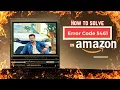 How to solve 5461 Error on Amazon listing error code 5461
