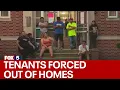 Tenants suddenly evicted from condemned buildings