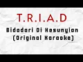 Download Lagu T.R.I.A.D - Bidadari Di Kesunyian (Karaoke original) HQ audio