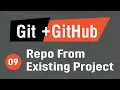 Arabic Learn Git GitHub - Create Repository From Existing Project
