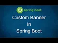 Create Spring Boot Custom Banner Custom Banner In Spring Boot