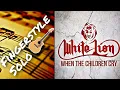 Download Lagu WHEN THE CHILDREN CRY | White Lion | Slow tempo fingerstyle guitar tab