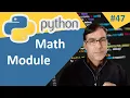 Math Module in Python Python Math Module in hindi Python tutorial lesson - 47