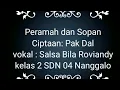 Download Lagu Peramah dan Sopan (lirik)|| ciptaan pak dal || Salsa Bila Roviandy kelas 2