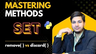 Mastering Set Methods in Python remove vs discard In just 3 minutes