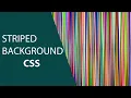 Striped Background with CSS Easy Tutorial CSS