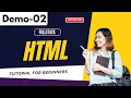 FULLSTACK Demo 02 HTML - Hyper Text Markup Language Tutorial for Beginners