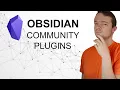 How I use Obsidian community plugins