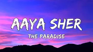 aaya sher lyrics the paradise nani anirudh ravichander paradise movie song