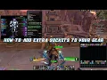 How to Add Extra Sockets to Your Gear in War Within - Technomancer s Gift Jeweler s Setting