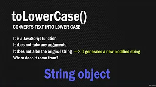 JavaScript Grandmaster 1414 Introduction to the toLowerCase function