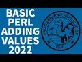 Perl Programming Language - Adding Variables Tutorial 2022