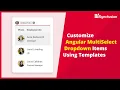 Customize Angular MultiSelect Dropdown Items Using Templates