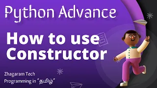 Python Tutorials Constructor Tamil