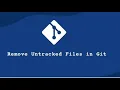 How to remove files from Staging area in Git Git remove file
