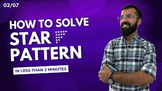 How to solve Star pattern Inverted Right Angled Triangle JAVA