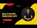 Creating Menu Bar App in macOS Using AppKit