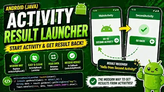 ANDROID - ACTIVITY RESULT LAUNCHER TUTORIAL IN JAVA
