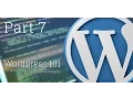 WordPress 101 - Part 7 How to add and create Post Formats