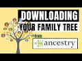 How to Download Your Family Tree from Ancestry com Ancestry