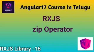 RxJS Zip Operator RxJS Join Creation Operator - Zip