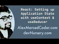 AM Coder - Setting Up Application State in React with Template Link