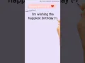 Download Lagu Ucapan Selamat Ulang Tahun Menyentuh Hati untuk Seseorang yang Spesial♥️!! pacar/pacar/suami/istri #shorts #selamatulangtahun