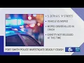 Fort Smith Police investigate deadly crash