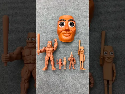 A collection of Tung Tung figures, available in various sizes ranging from small to large