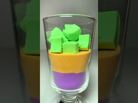 Very Satisfying and Relaxing, Kinetic Sand ASMR, Drop and squish