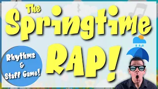 Download Spring Rhythm Play Along: Springtime Rap | Singing | Staff Game Included! MP3