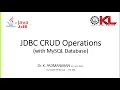 EP0005 JDBC CRUD Operations with MySQL Database