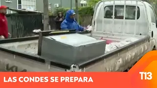 Las Condes se prepara para nuevas lluvias