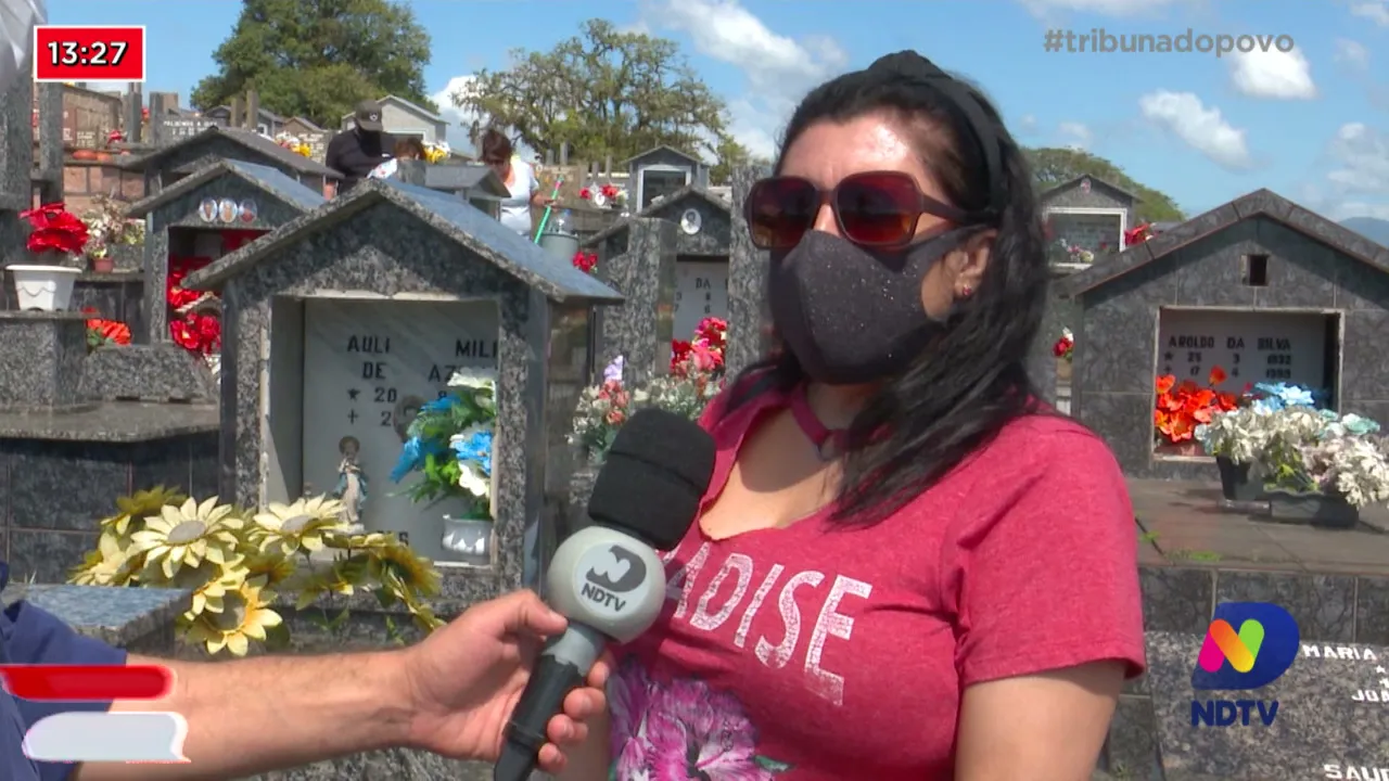 Às vésperas do dia de finados familiares relatam furtos e vandalismo em cemitério de Joinville