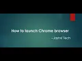 how to launch chrome browser in selenium webdriver how to install selenium