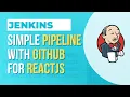 Creating a pipeline CD for deploying ReactJS based on a Github repository - Docker usage example