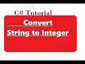 Convert String to Int in C