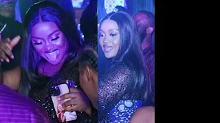shocking davidos girlfriend chioma dance to wizkid song with peruzzi at tiwa savages dad burial 