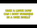 Unix Linux How can I sort numbers in a unix shell 3 Solutions